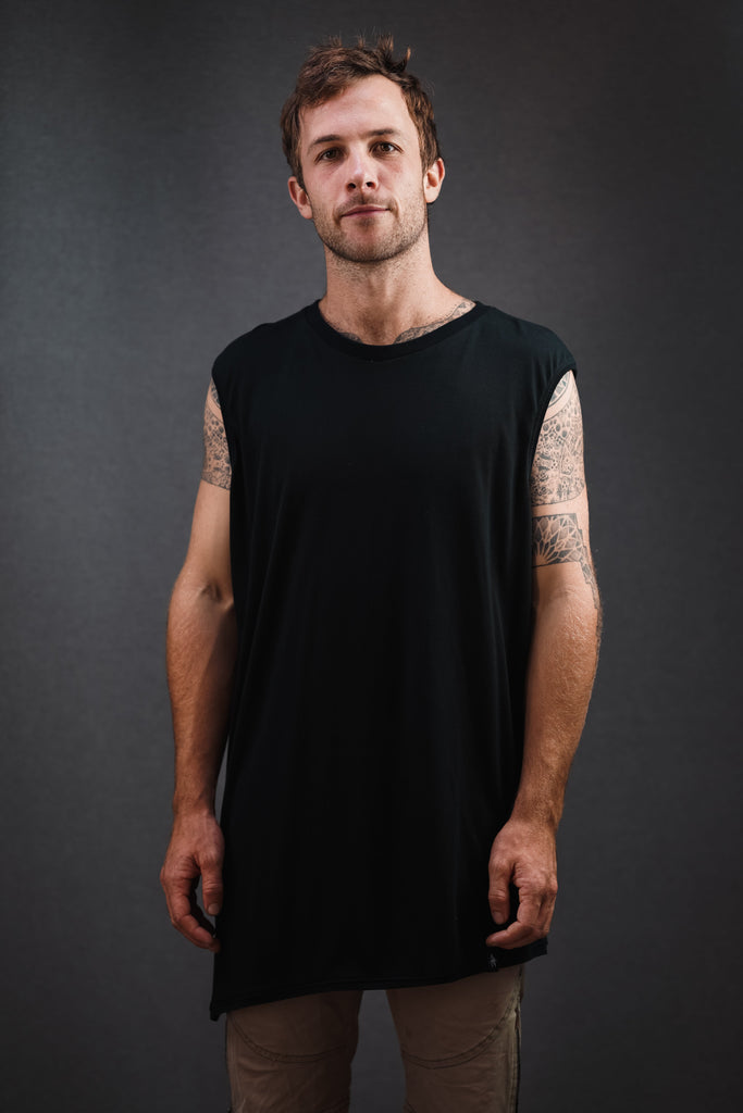 BLACK LONG SINGLET | RELIC - Tall - Tall Singlet